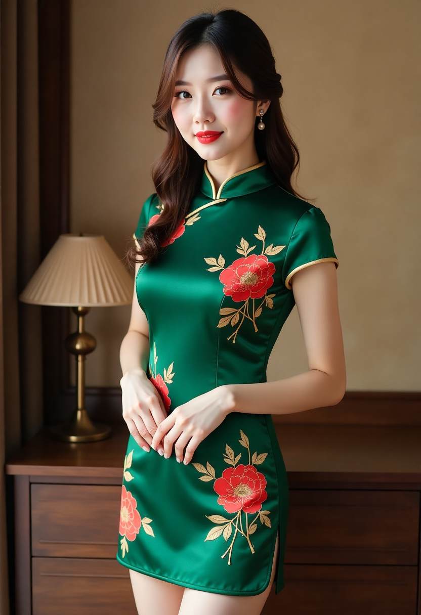小芸在蒙阴果园展示当天成熟的蜜桃